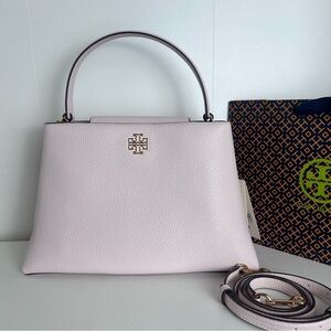 NWT Tory Burch Britten Satchel Delicate Pink